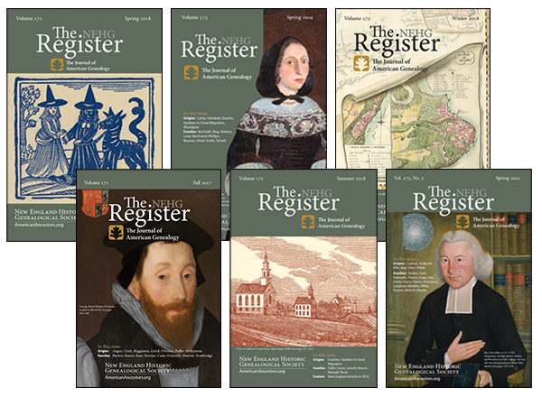 Collage of Register covers